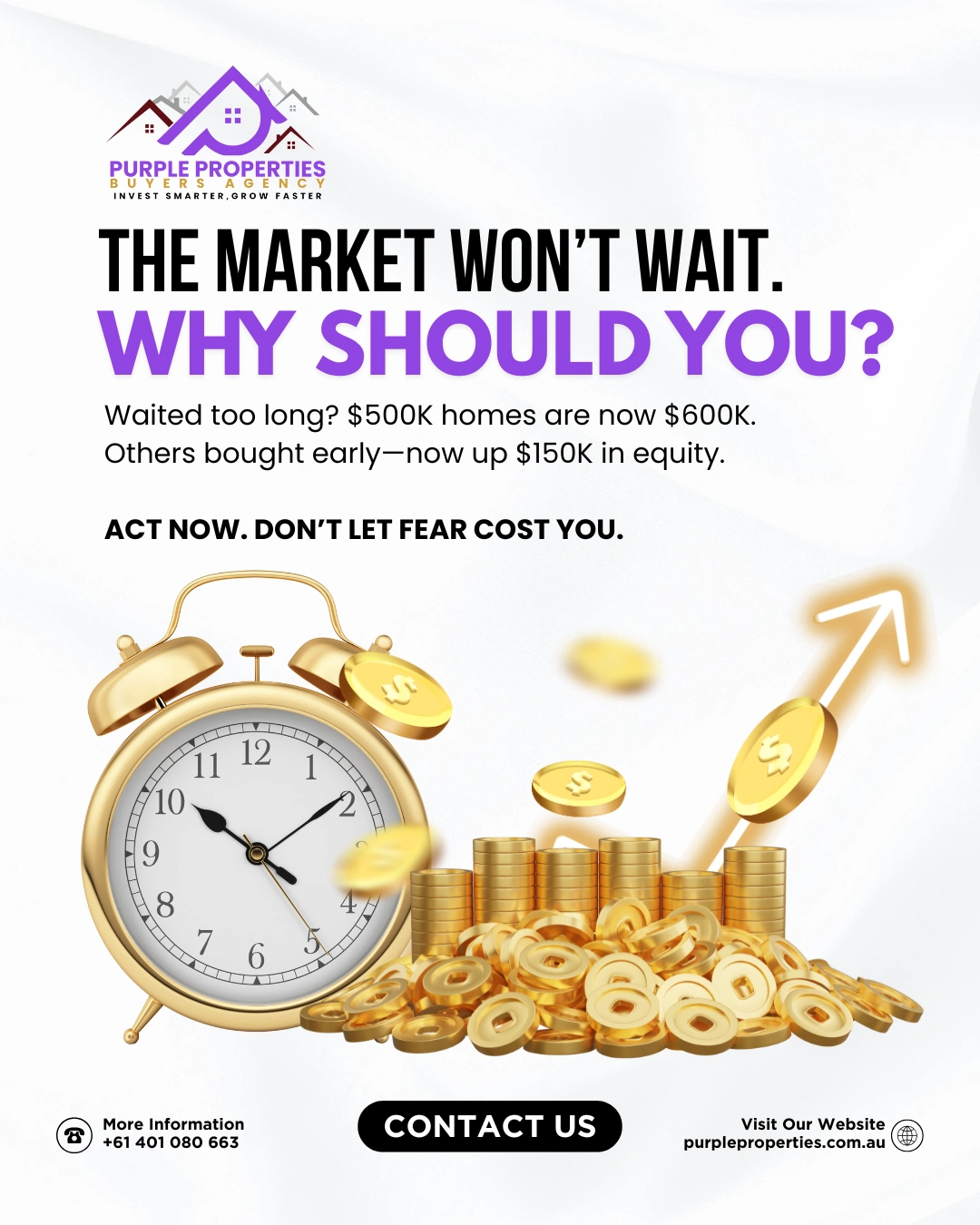 Purple Properties advertising material