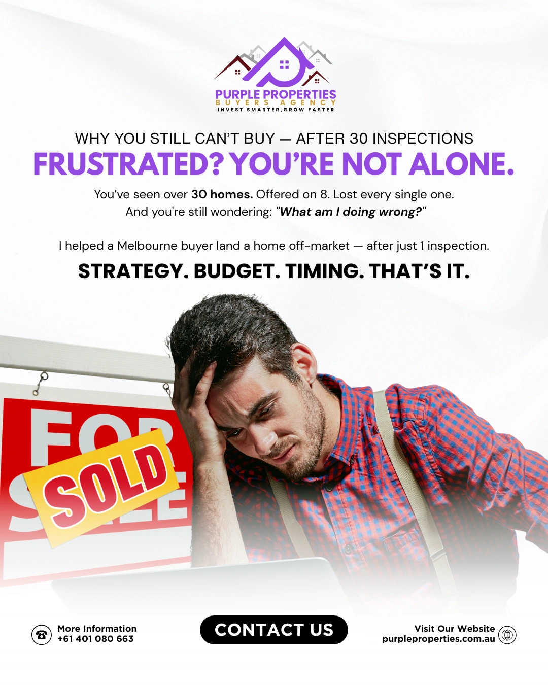 Purple Properties campaign creative